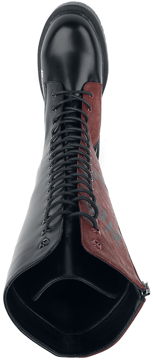 Batman Harley Quinn - Heart Stiefel rot schwarz