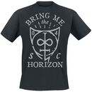 Hand Drawn Shield, Bring Me The Horizon, T-Shirt