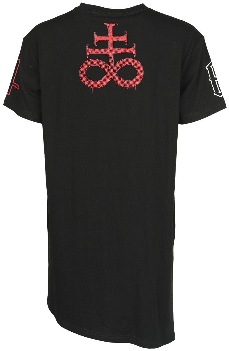 Black Blood by Gothicana - Gothic T-Shirt - S bis XXL - für Damen - Größe XXL - schwarz