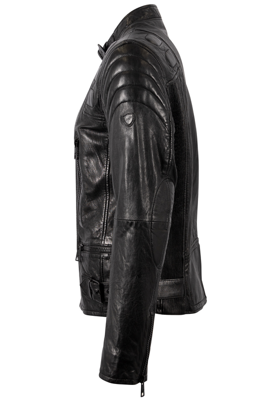 Thumbnail - Mauritius Highway 2 Slim Fit LAGIV Lederjacke schwarz in L