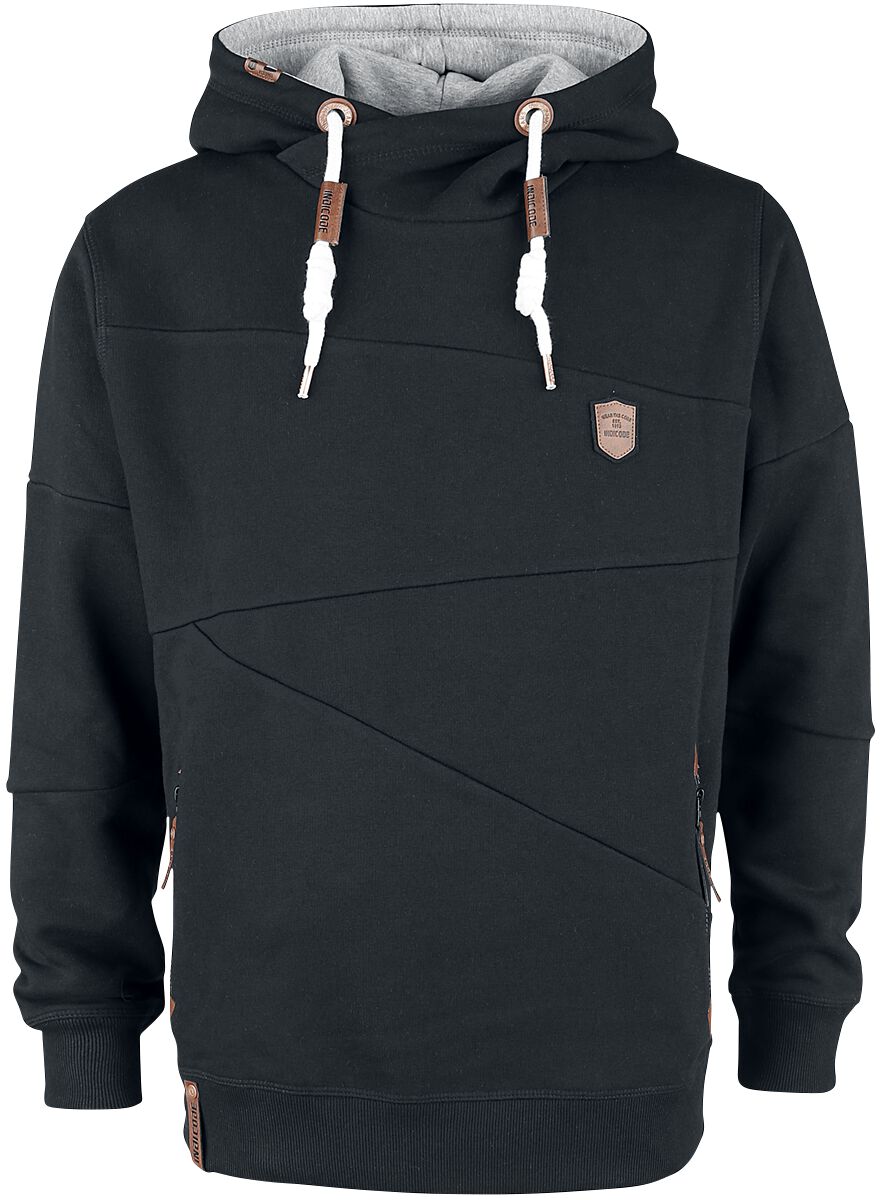 Indicode Aix Kapuzenpullover schwarz Indicode Aix Kapuzenpullover schwarz