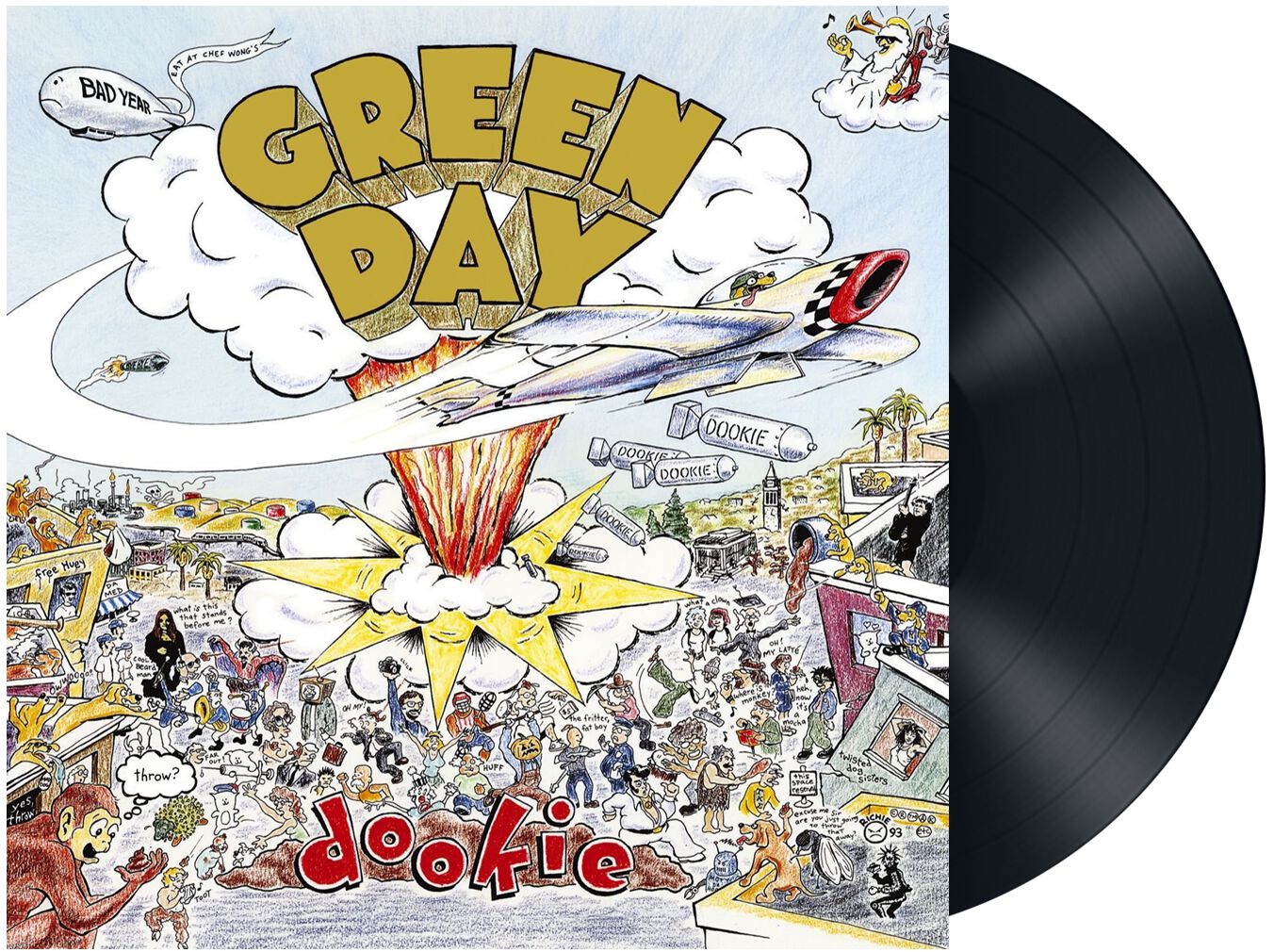 Green Day Dookie LP multicolor