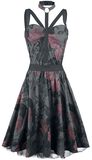 Dark Rose Dress, Chemical Black, Mittellanges Kleid