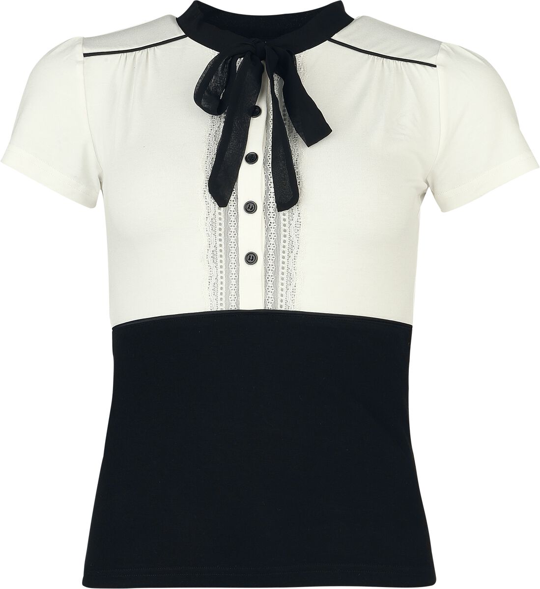 4069225049313 - French Love T-Shirt schwarz altweiß in XL