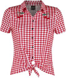 Plaid Short Girl Blouse, Pussy Deluxe, Bluse