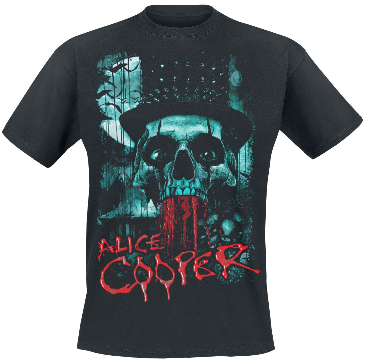 Alice Cooper Skull Eyes T-Shirt black