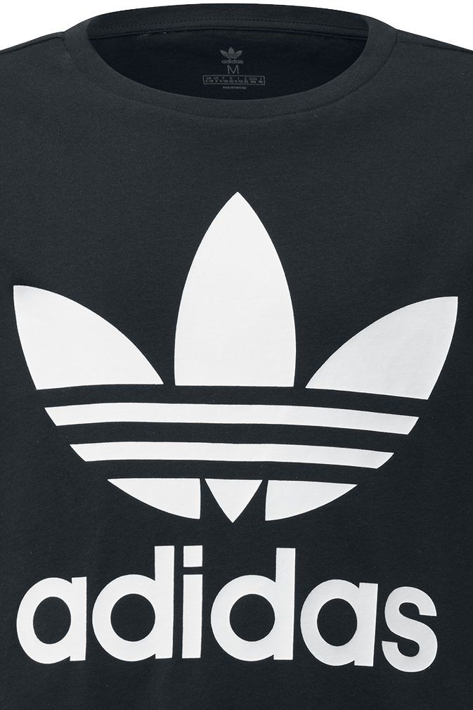 Adidas Trefoil Tee T-Shirt schwarz