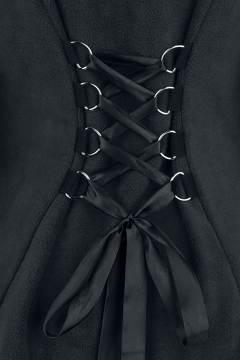 Poizen Industries Alison Coat Kurzmantel schwarz