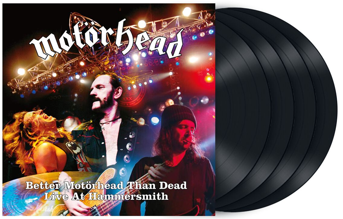 Image of Motörhead Better Motörhead than dead - Live at Hammersmith 4-LP Standard