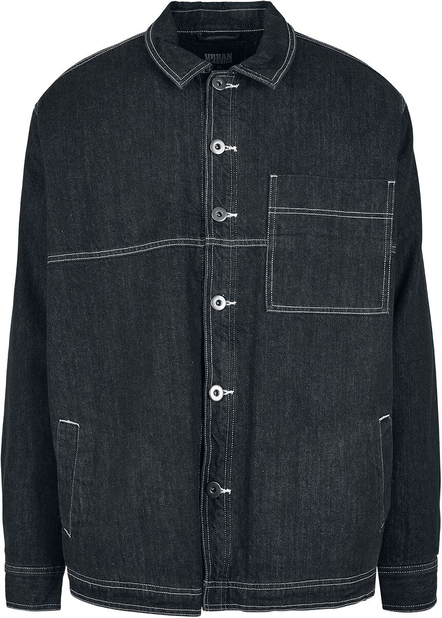 Urban Classics Oversized Trucker Jacket Jeans Jacket black