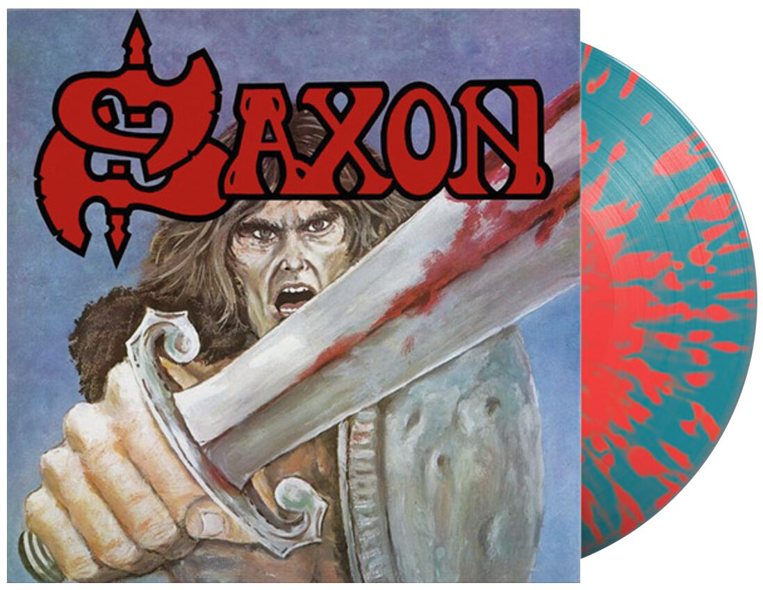 Saxon Saxon LP splattered