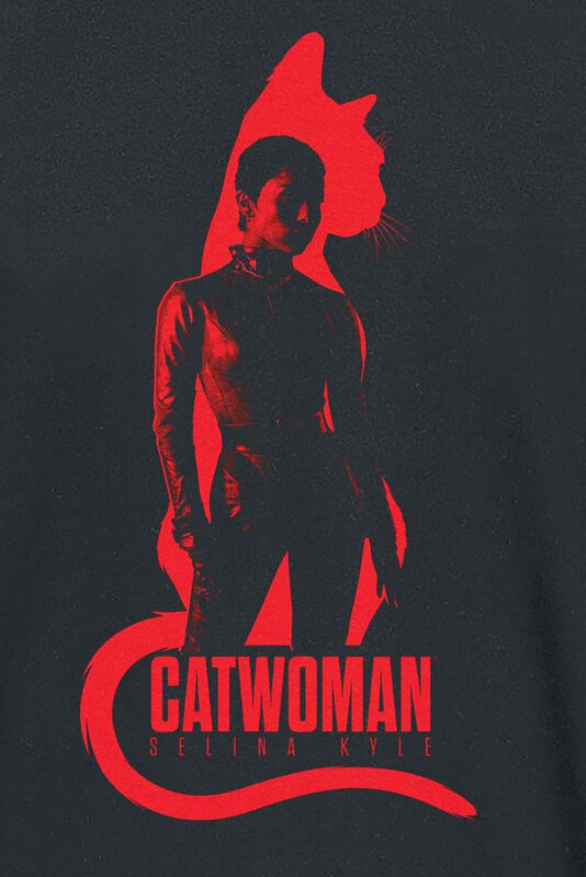 Männer Bekleidung The Batman - Selina Kyle Cat Silhouette | Batman T-Shirt