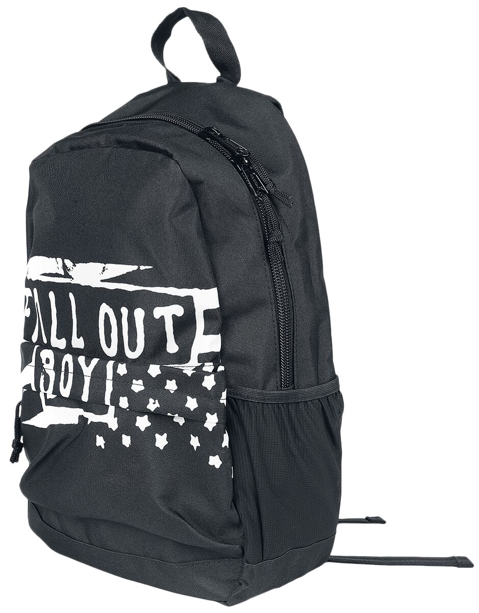 Fall Out Boy Rocksax - Flag Backpack black white