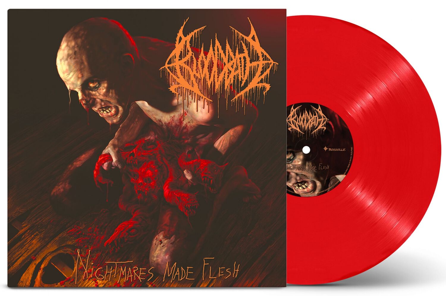 LP de Bloodbath - Nightmares made flesh - pour Unisexe - rouge