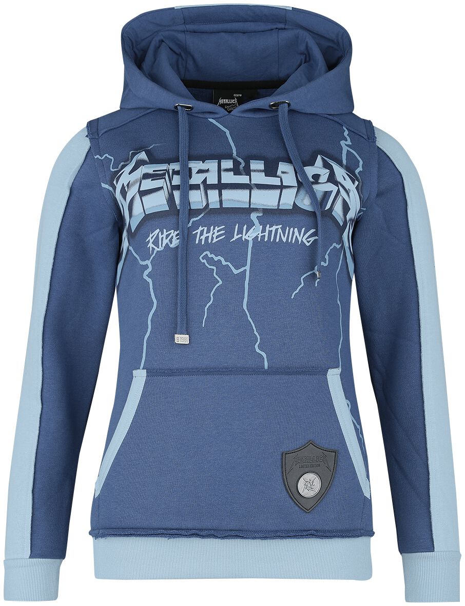 Sweat-shirt à capuche de Metallica - EMP Signature Collection - S à XXL - pour Femme - bleu