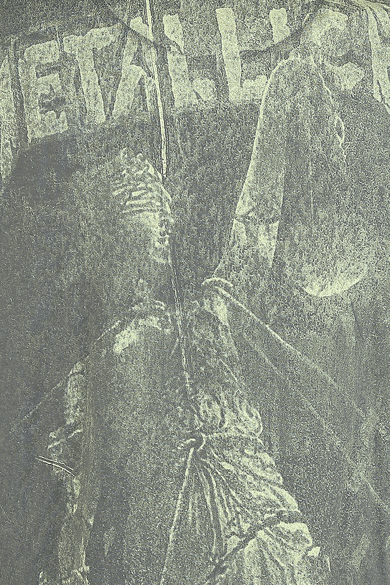 Thumbnail - Metallica ... And Justice For All - Neon Backdrop T-Shirt charcoal in S