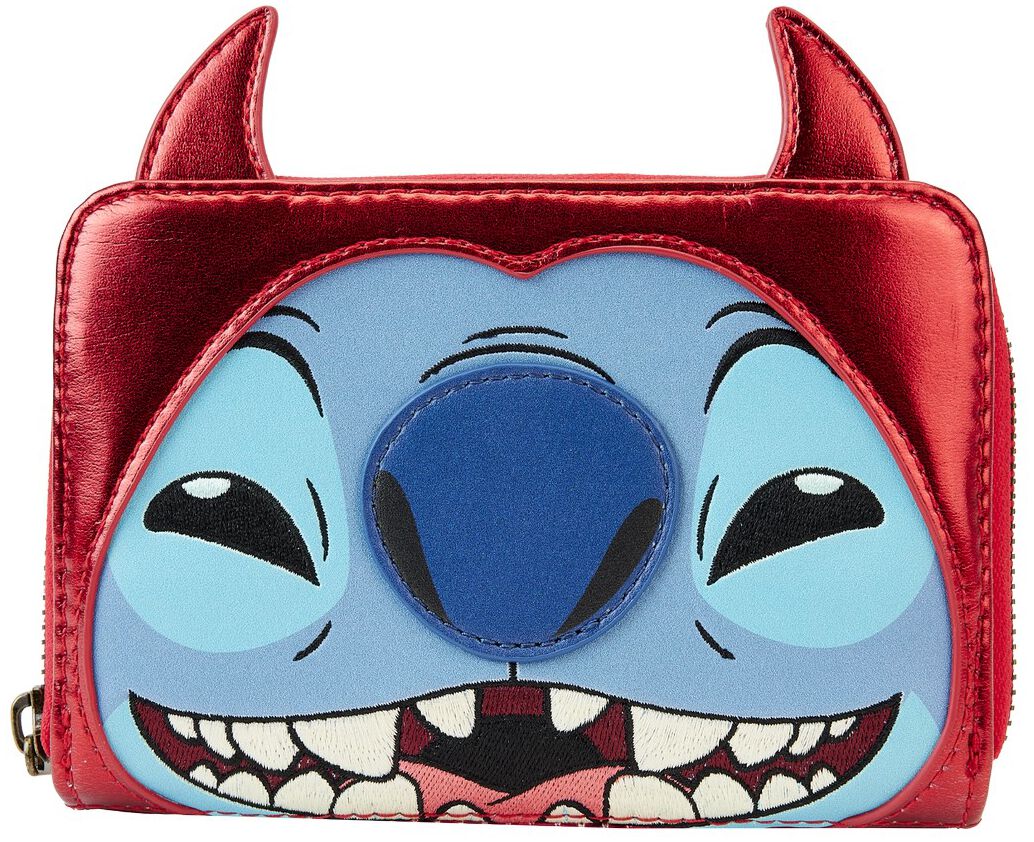 Lilo & Stitch - Disney Geldbörse - Loungefly - Stitch Devil Cosplay - für Damen - blau/rot  - Lizenzierter Fanartikel product