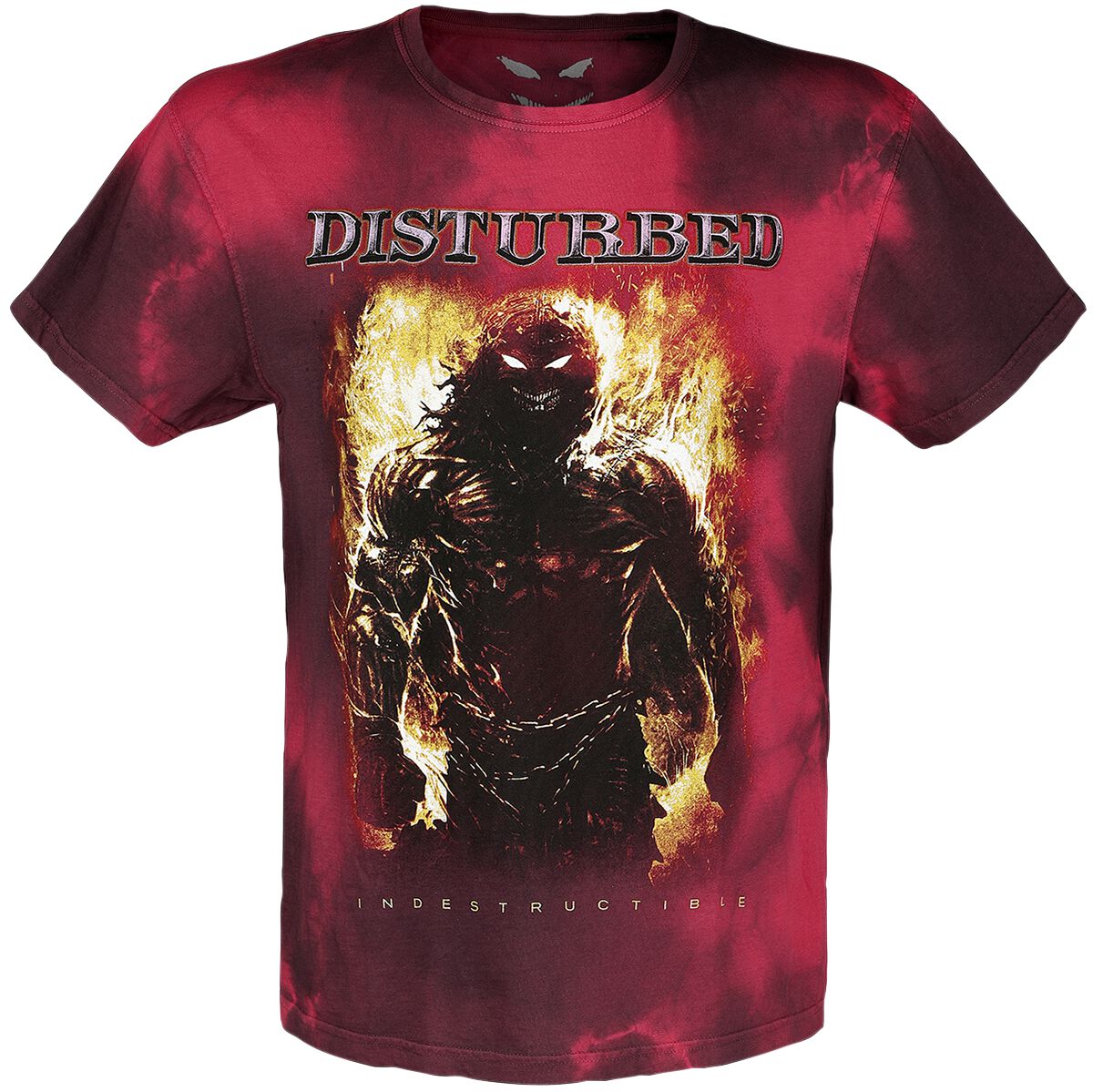 Indestructible T-Shirt rot von Disturbed