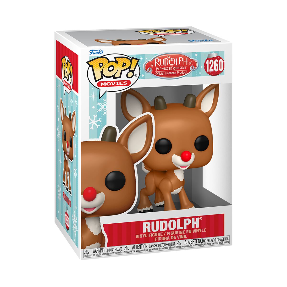 Rudolph mit der roten Nase – Rudolph Vinyl Figur 1260 – Funko Pop! Figur – Funko Shop Deutschland – Lizenzierter Fanartikel Rudolph mit der roten Nase – Rudolph Vinyl Figur 1260 – Funko Pop! Figur – Funko Shop Deutschland – Lizenzierter Fanartikel