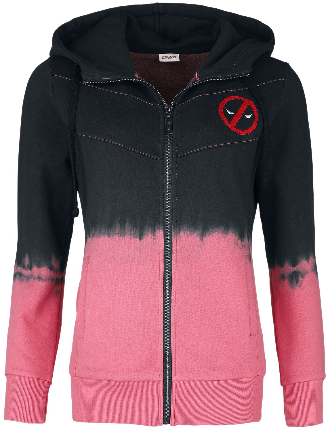 Sweat-shirt zippé à capuche de Deadpool - Licorne - S à XL - pour Femme - multicolore