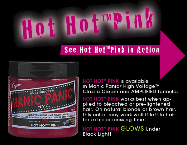 Manic Panic Hot Hot Pink - Classic Haar-Farben pink