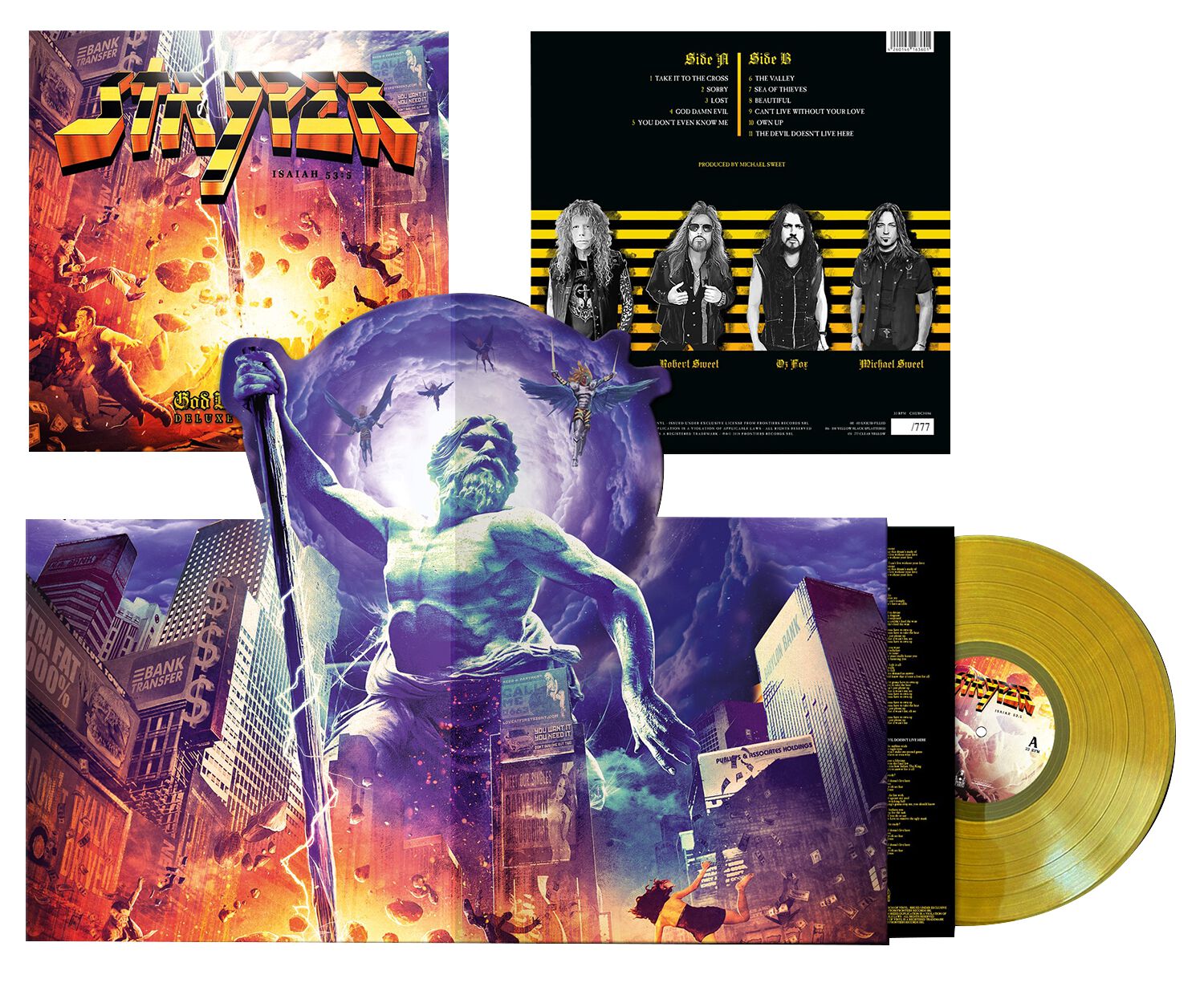 Stryper God damn evil LP multicolor