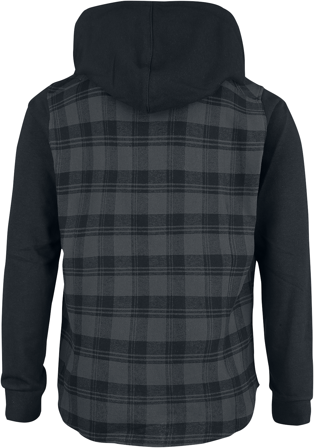 Flanellhemd für Männer  schwarz/grau 