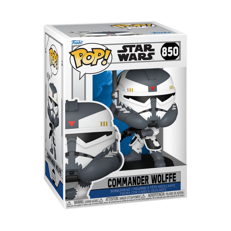 Star Wars - Ahsoka - Commander Wolffe Vinyl Figur 850 - Funko Pop! Figur - Funko Shop Deutschland - Lizenzierter Fanartikel