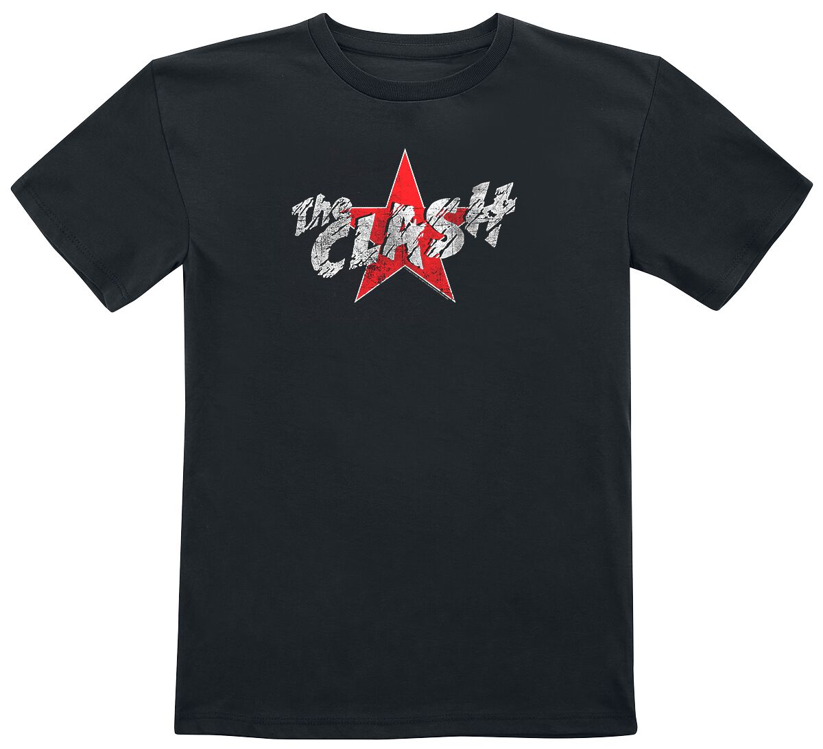 Image of The Clash Kids - Star Logo Kinder-Shirt schwarz
