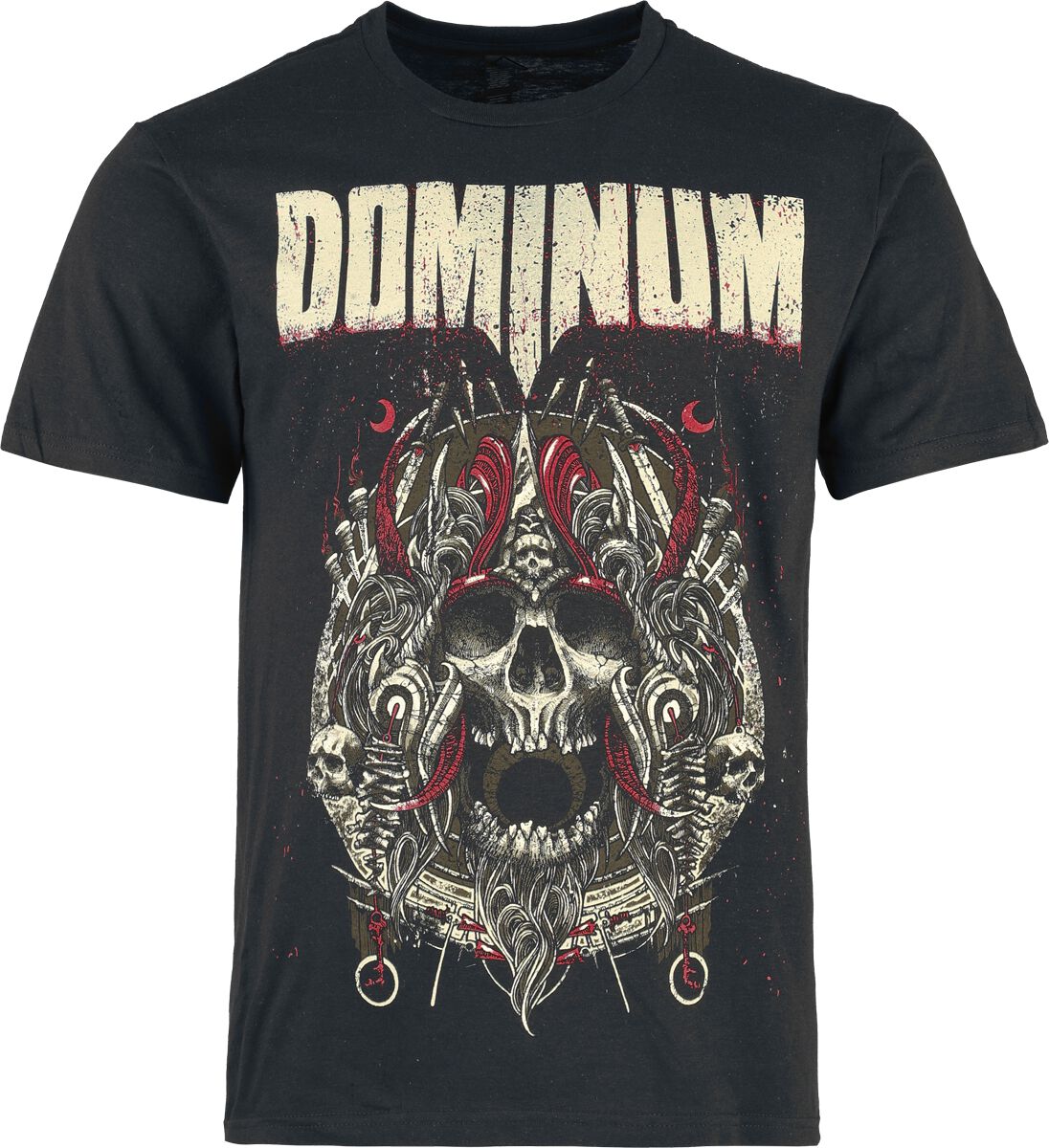 Dominum T-Shirt - Tour-Shirt 2025 - S bis 3XL - für Männer - Größe M - schwarz  - EMP exklusives Merchandise!