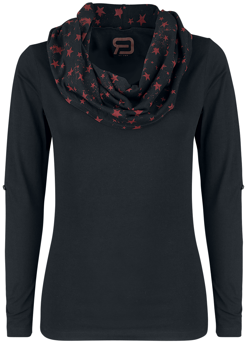 RED by EMP - Up The Neck - Girls longsleeve - black image