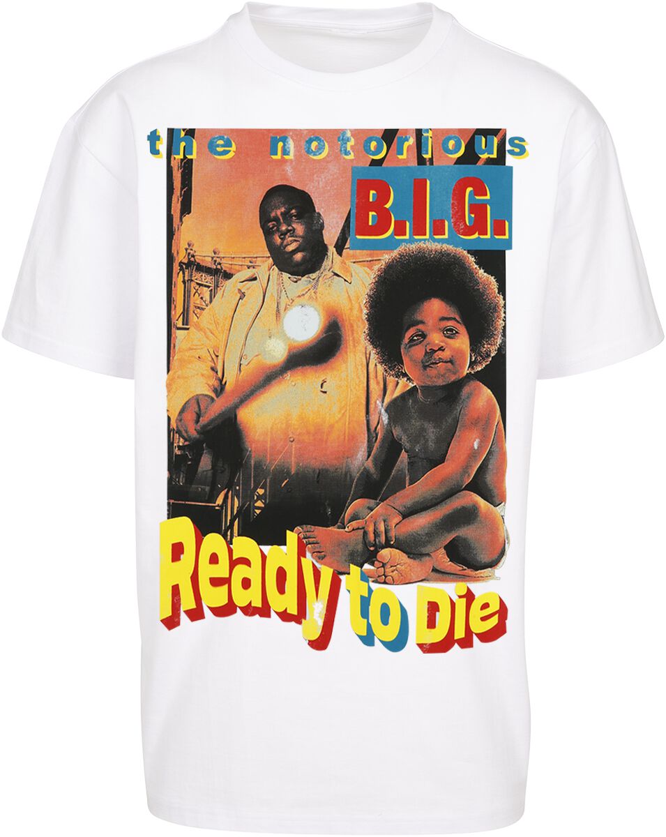 Image of Notorious B.I.G. Biggie Ready To Die T-Shirt weiß