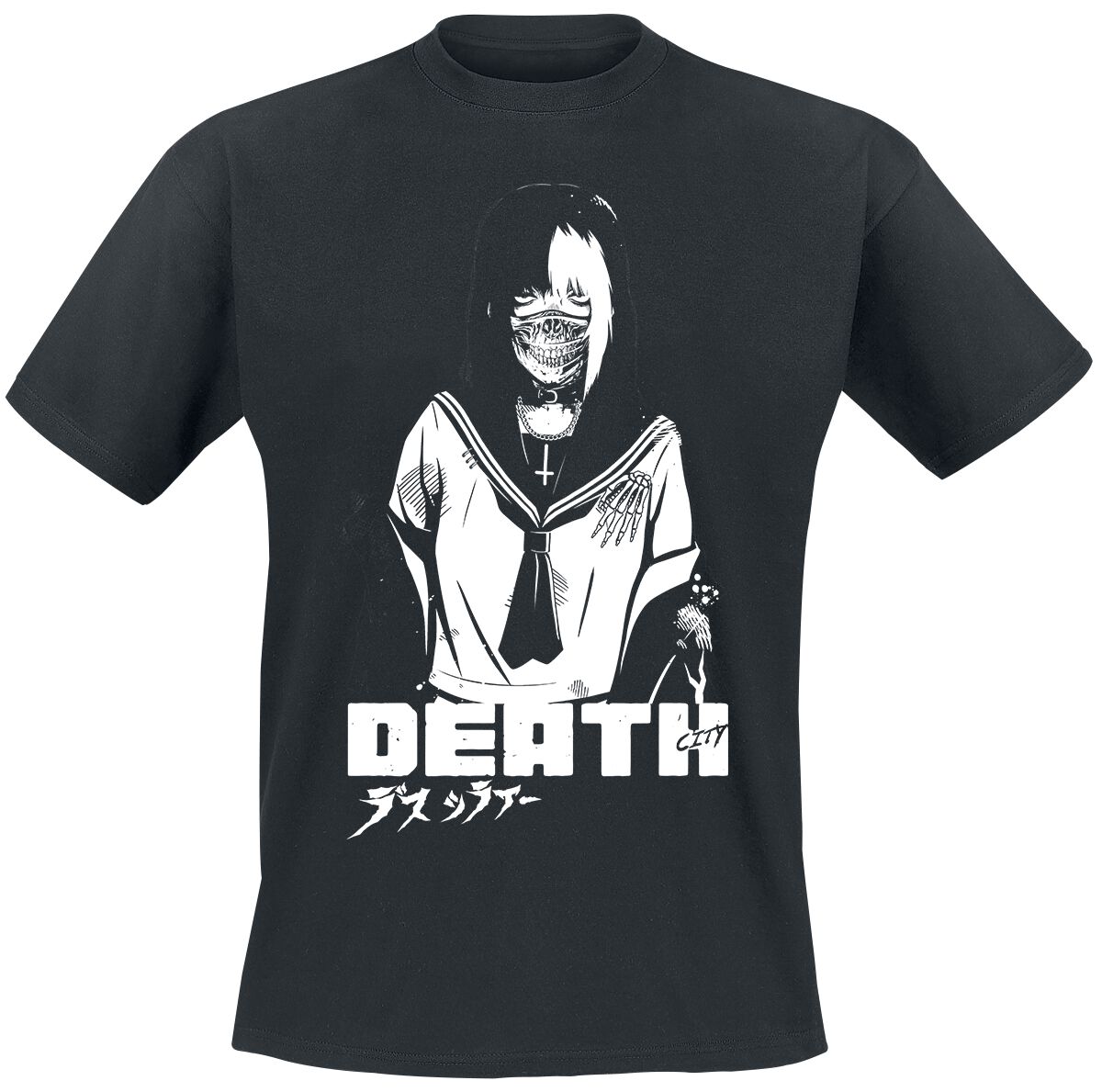 Zombie Makeout Club T-Shirt - ZMC - Death - S bis XXL - für Männer - Größe L - schwarz  - Lizenzierter Fanartikel