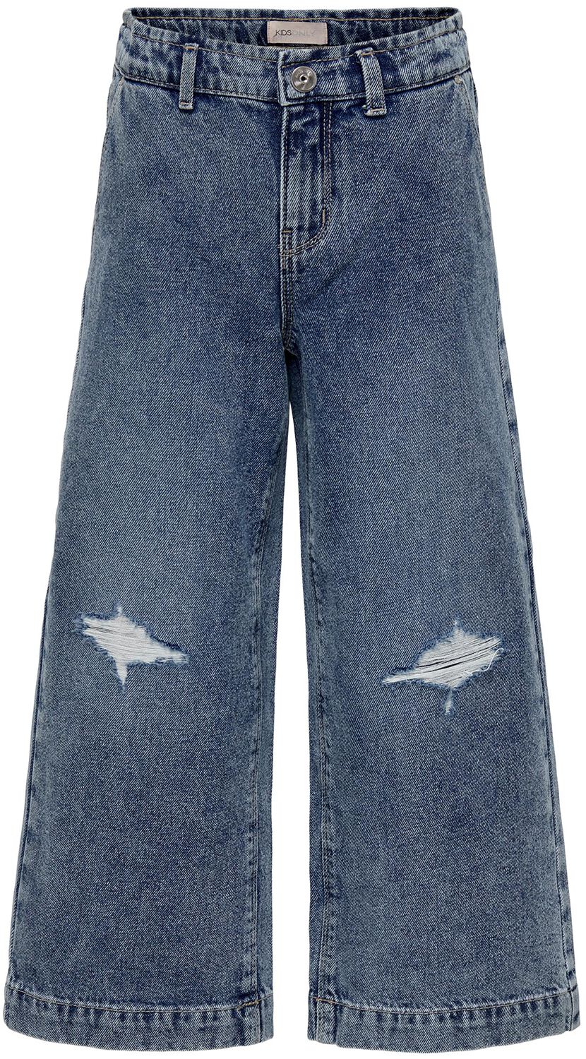 Comet Wide Destroyed Jeans Jeans blau von Kids ONLY