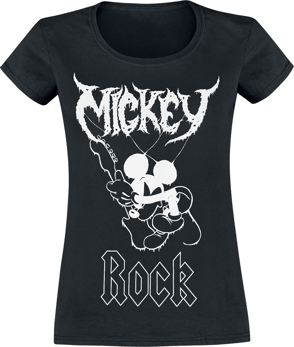 Mickey Mouse - Rock - Girls shirt - black image