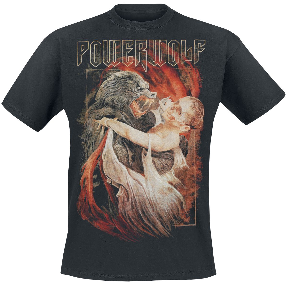 Powerwolf Dancing With The Dead T-Shirt schwarz in S