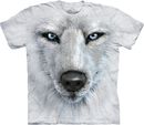 White Wolf Face, The Mountain, T-Shirt
