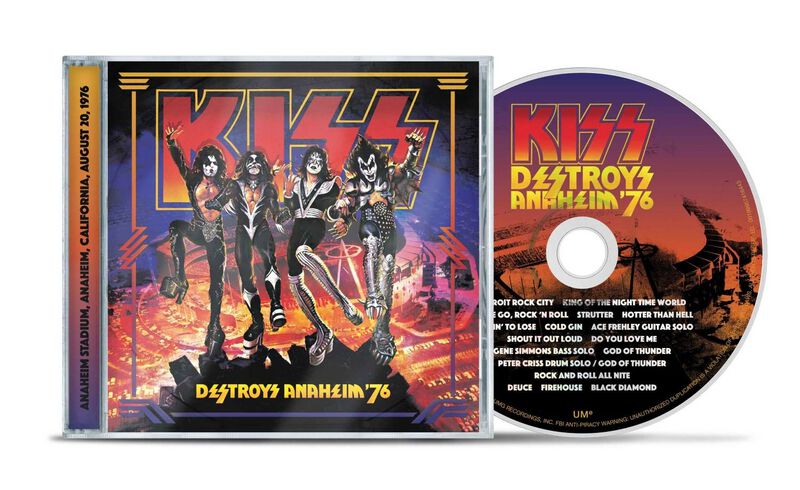 CD  av Kiss - Destroyer Anaheim '76 -  -