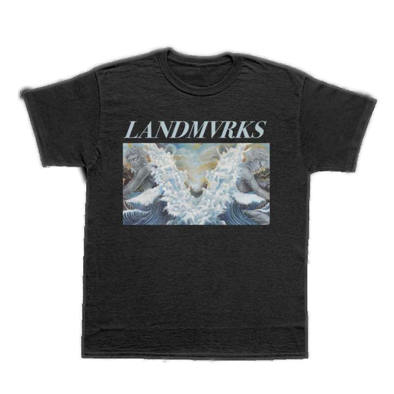 T-Shirt  di Landmvrks - The Darkest Place I've Ever Been - S a XL - Uomo - nero