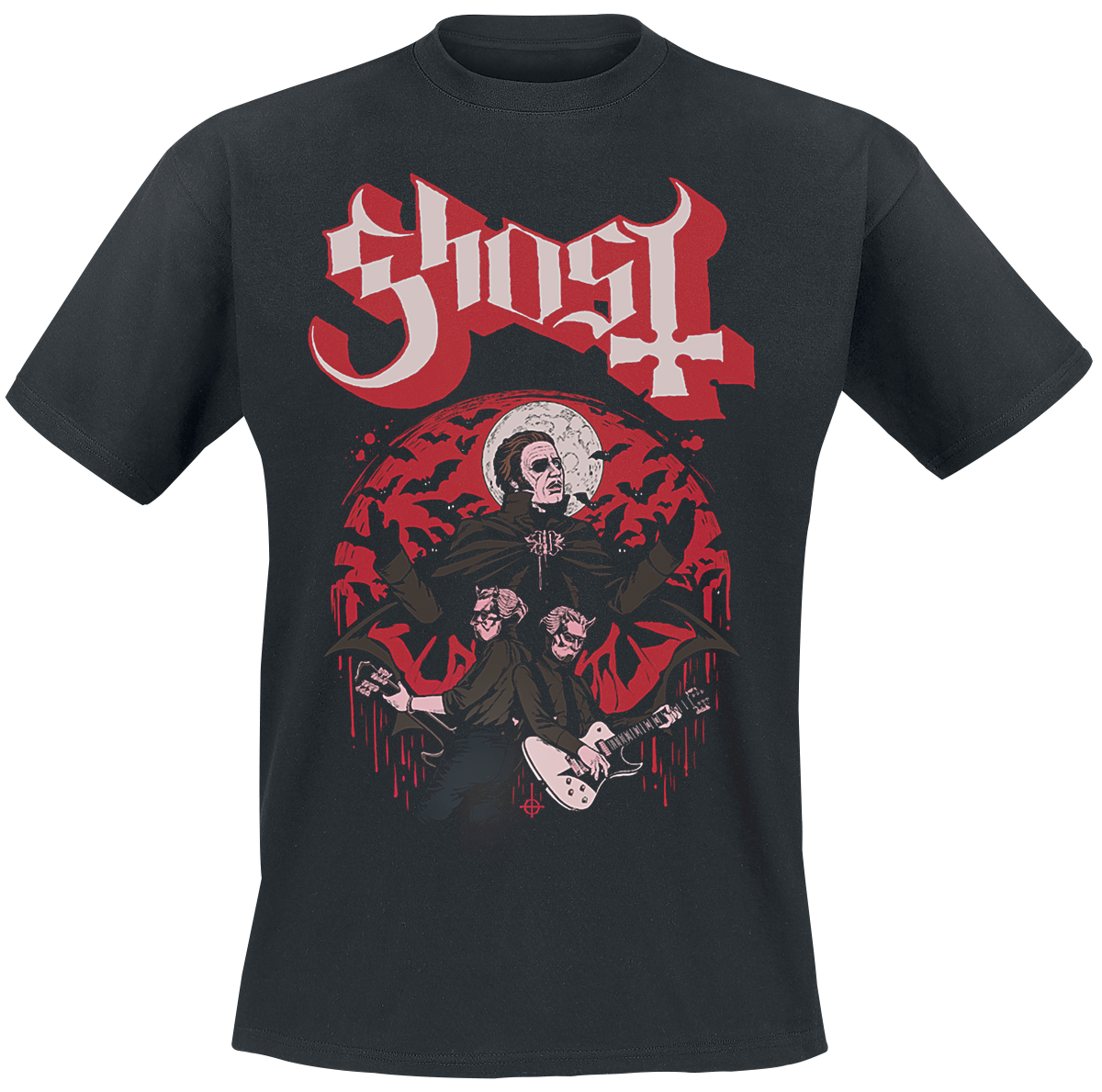 Ghost - Guitars - T-Shirt - schwarz