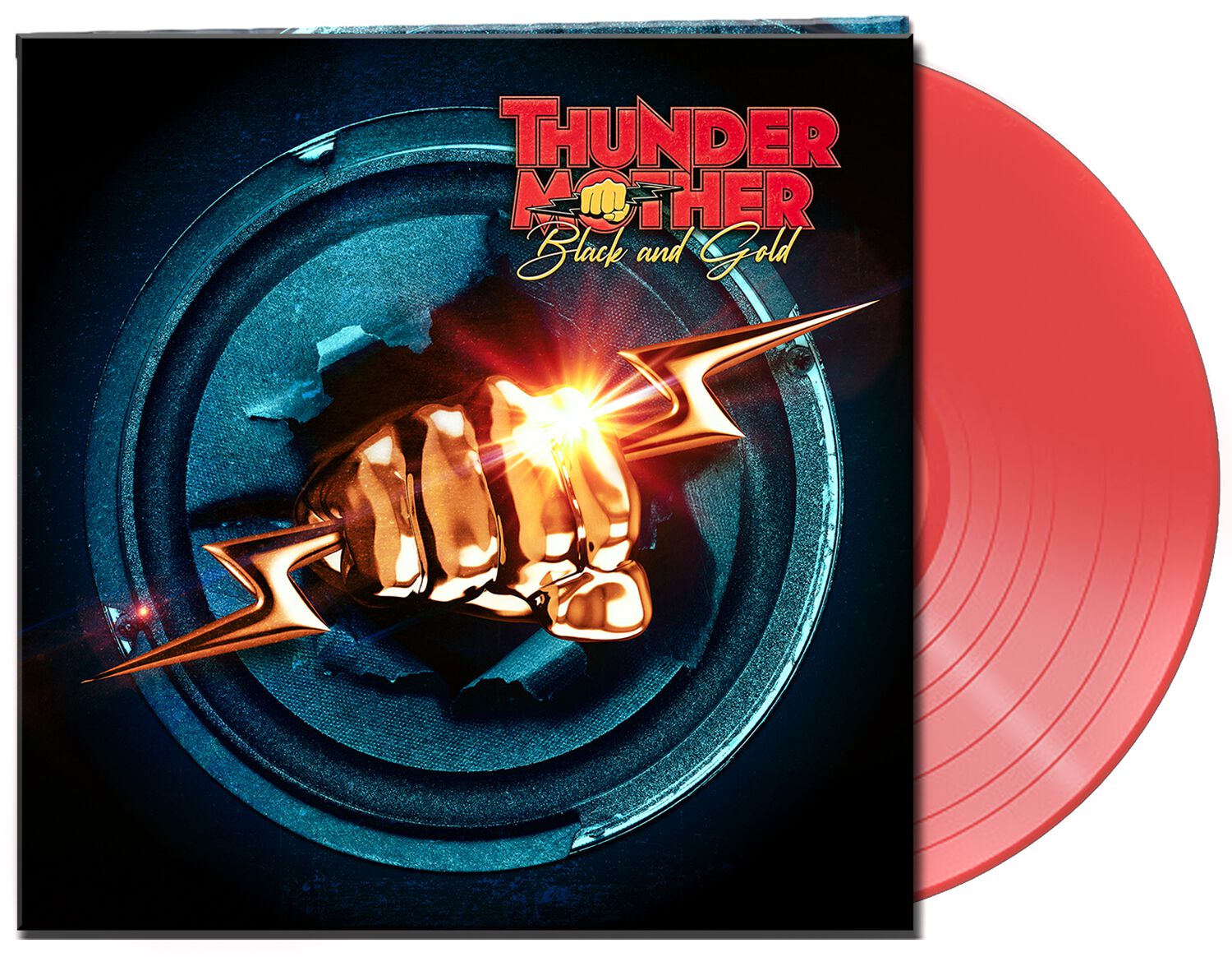 Thundermother Black and gold LP red