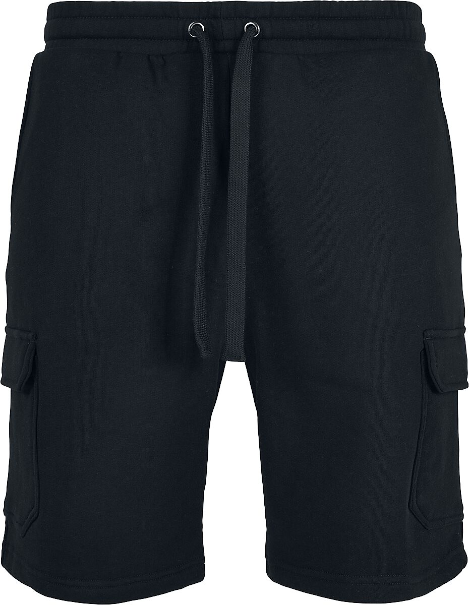 Urban Classics Short - Organic Cargo Sweat Shorts - S bis XXL - für Männer - Größe XXL - schwarz