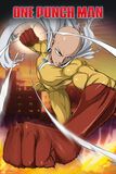 Saitama, One Punch Man, Poster