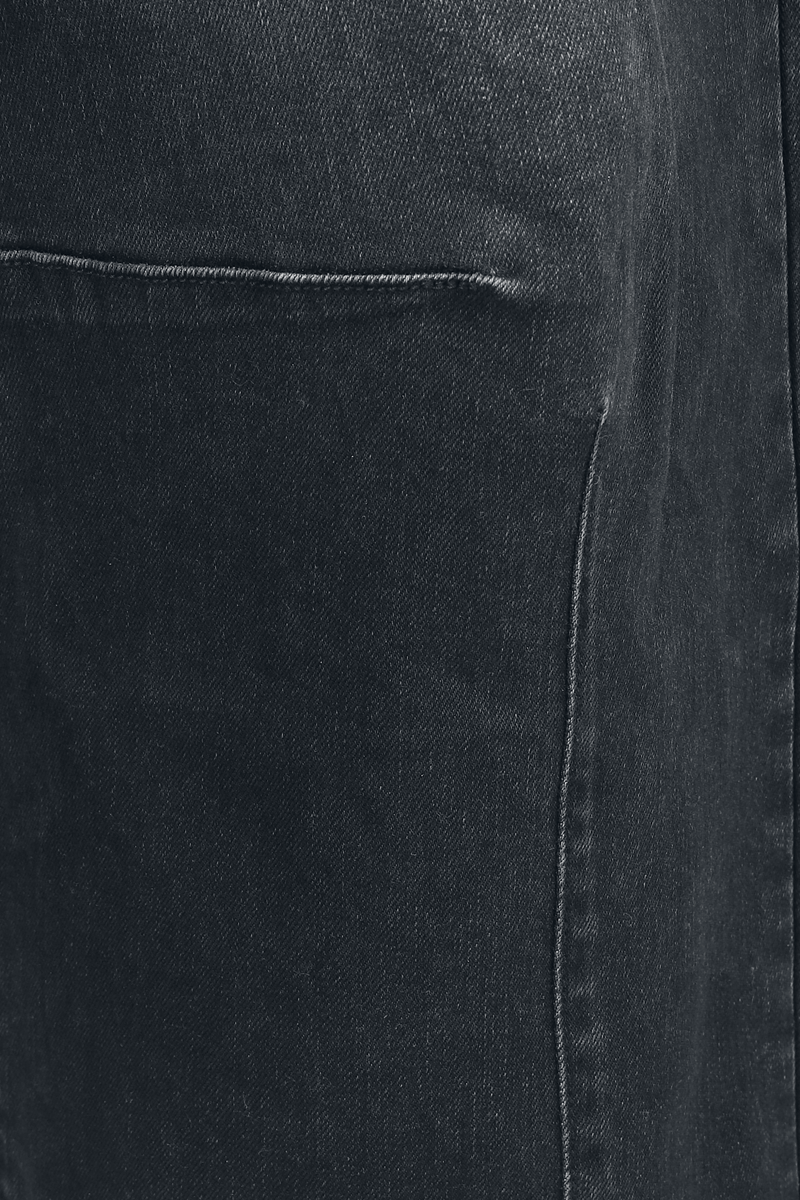 Thumbnail - Gothicana by EMP Corporate Goth Barrel Fit Jeans Jeans schwarz in W29L32