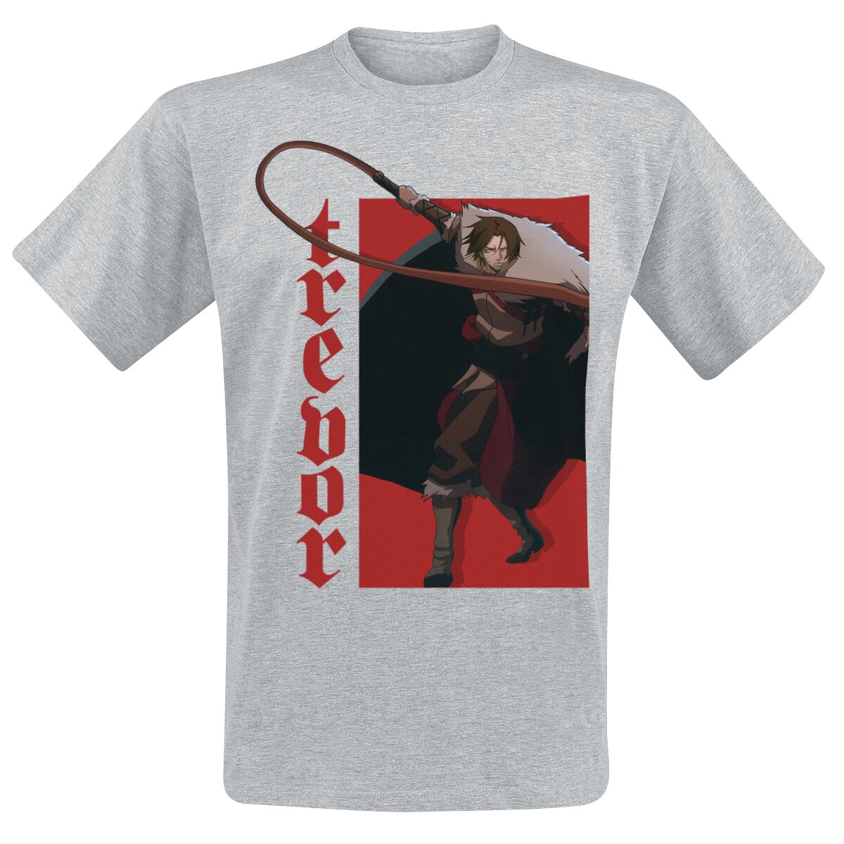 Castlevania Hero Trevor T-Shirt grau Castlevania Hero Trevor T-Shirt grau