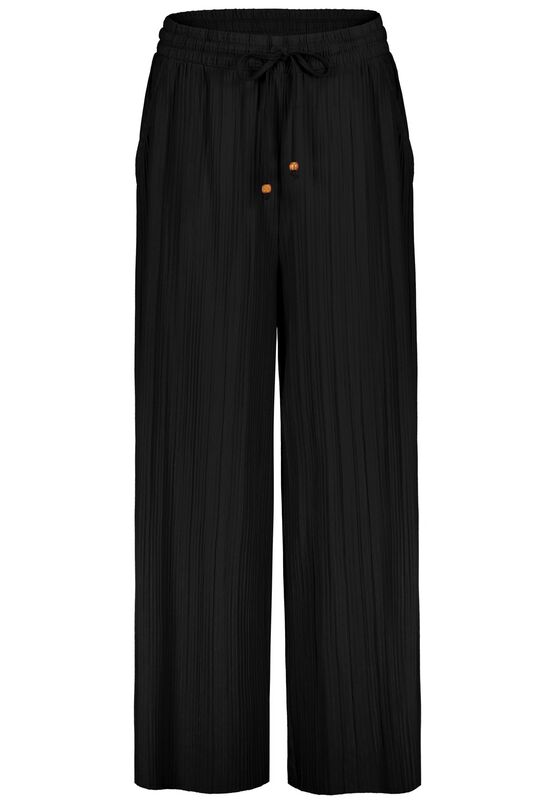 Sublevel JERSEY PLISSEE TROUSERS Stoffhose schwarz in S