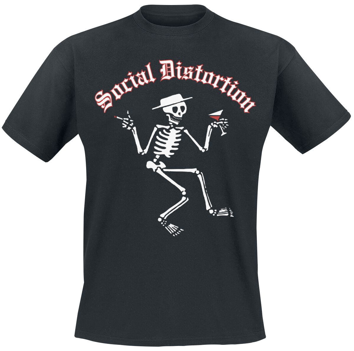 Social Distortion Skelly Logo T-Shirt black