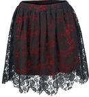 Lace Skirt, Gothicana by EMP, Kurzer Rock