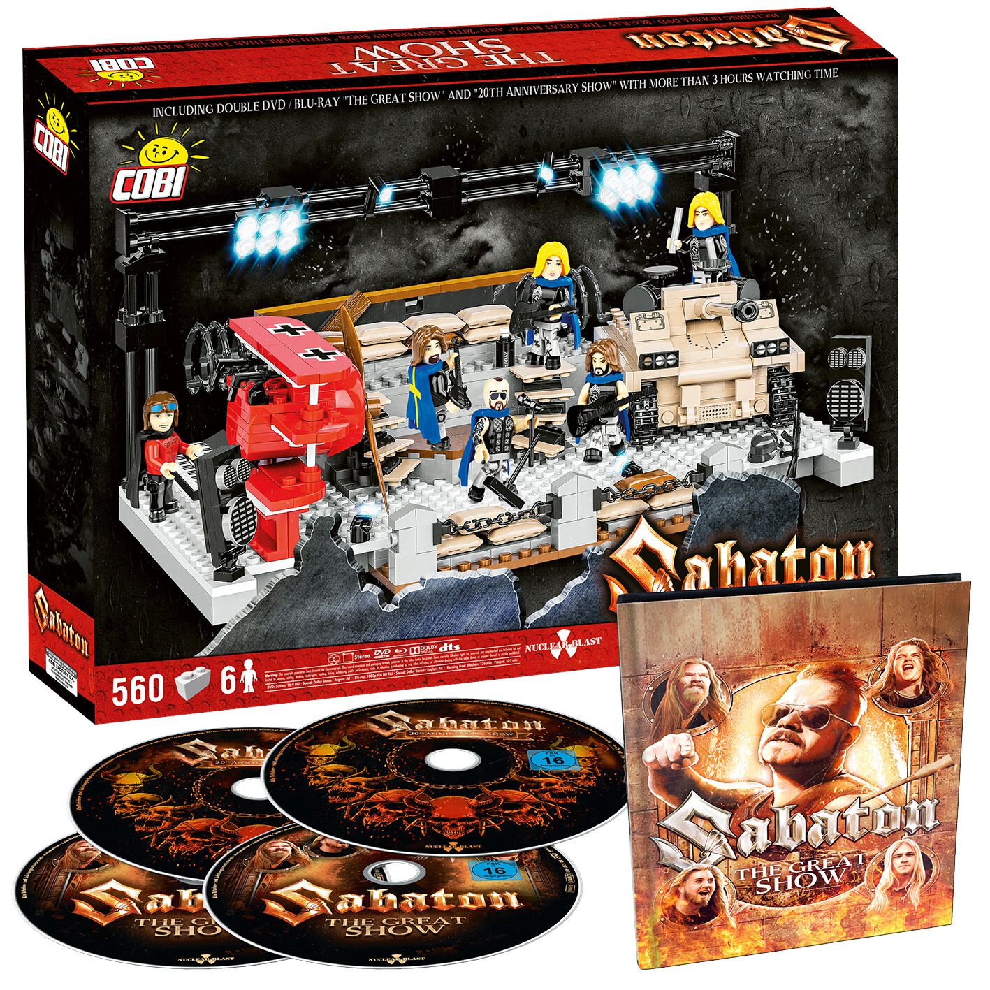 Image of Sabaton The great show - Stage Edition 2-Blu-ray & 2-DVD Standard