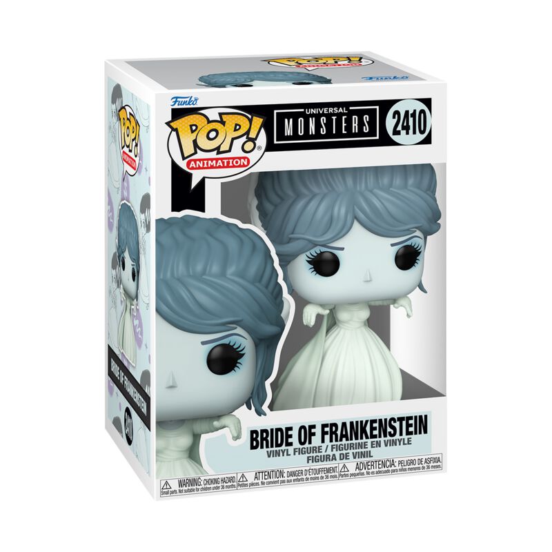 Universal Monsters Bride Of Frankenstein Vinyl Figurine 2410 Funko Pop! Multicolor